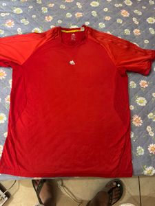 Adidas ClimaCool Red Sports T-Shirt Men Size M Ori