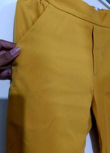 Mustard Yellow Zara Trouser