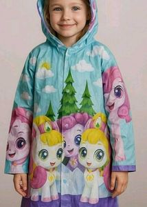 Pink Heart Raincoat