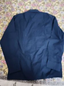 Classic Navy Blue Men's Shirt