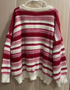 Korean Striped Knit Sweater