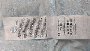 Light Blue Embroidered vero moda top