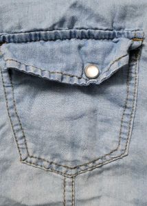 Classic Light Wash Denim Shirt