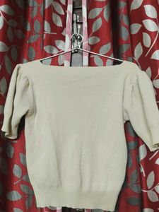 Chic Ruched Square Neck Top