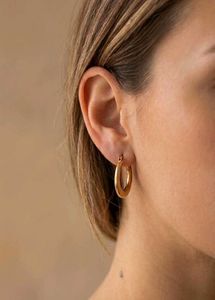Classic Gold Hoop Earrings