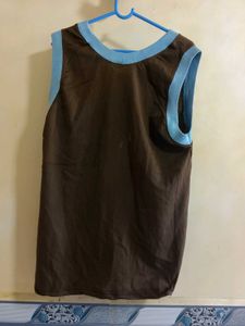 Brown &amp; Blue Tank Top