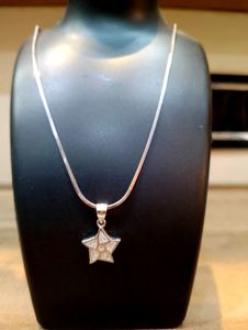 Star ⭐ Chain Pandent Pure Silver 925