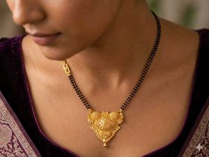 Elegant Gold &amp; Silver Mangalsutra Set