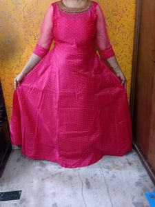 One-Piece Gown With Dupatta