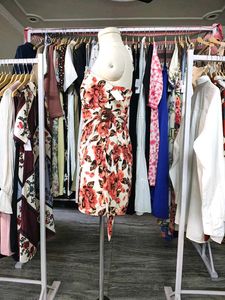 Floral Strapless Mini Dress