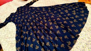 Elegant Navy Anarkali Kurta