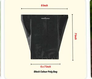 Black Poly Bags for Storage