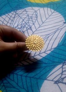 Anti tarnish ... City Gold Flower Ring