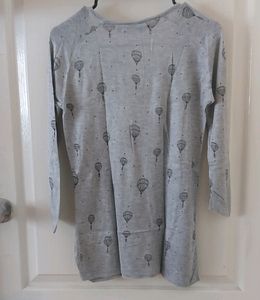 ALLEN SOLLY GREY 3/4th SLEEVES TOP