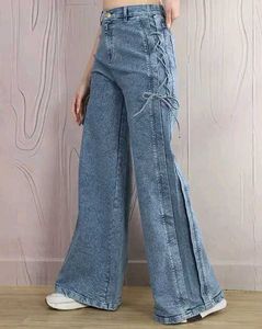 SHEIN Light Blue Wide-Leg Jeans 💙