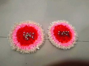2 pairs.Total 6 pieces.Handmade with love