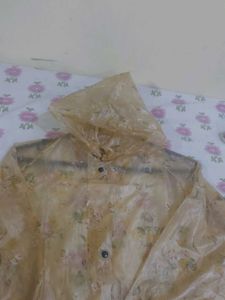 Classic Beige Transparent Raincoat