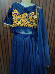 Beautiful Royal Blue Lehenga Choli