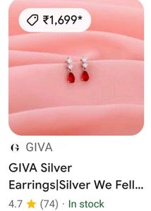 925 silver gemstone Drops set of 2 BrandNew