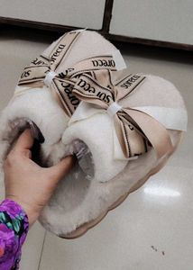 Cute Bow Slippers