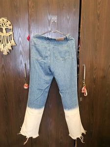 Stylish Dip-Dye Jeans