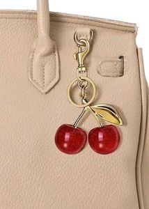 Cute Cherry Keychain Set
