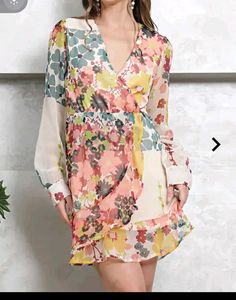Cream floral Top