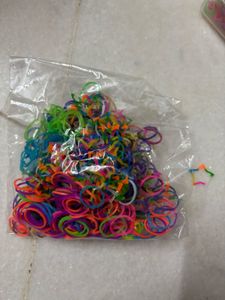 multicolor rubber bands/loom bands