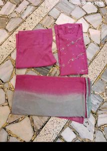 CREPE SUIT SET WITH DUPATTA
