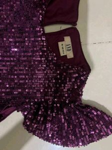 Sparkly Purple Sequin Dress