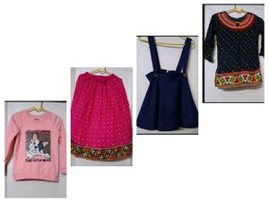 Comboo dress for baby girls