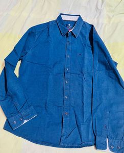 Men's Classic Blue Long Sleeve Shirt