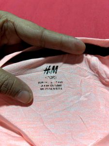 H&amp;M Sport Pink “ACTIVE SQUAD” Girls Top