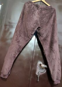 Mauve Color Winter Lower Pyjama For 30 Waist