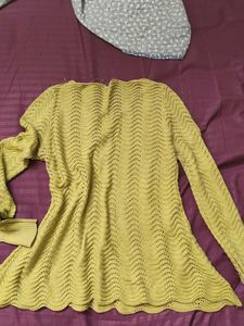 Chic Yellow Knitted Top