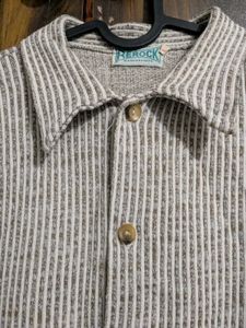 Striped Button-Down Shirt