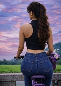 Black Racerback Tank Top