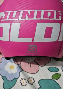 Bright Pink Motorcycle Helmet