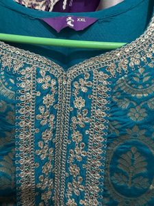 Beautiful Blue Kurta Set with Dupatta