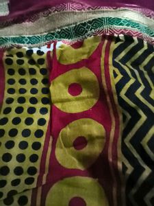 Beautifully Patterned Saree cotton