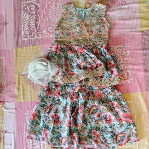 Beautiful Floral sharara set