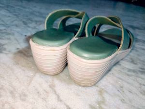 Olive Wedges Heels Women