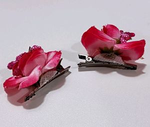 Flowers Hair Pin/Clip (2 Pcs)