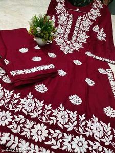 Elegant Embroidered Kurta Set