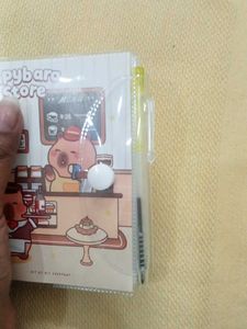 Cute Capybara Planner &amp; Pen Set