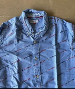 US POLO Stylish Blue Boys Full Sleeves Shirt