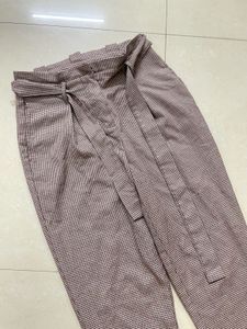 ONLY   Waist Houndstooth Pants