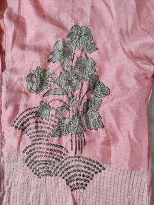 A-line Pink Kurta