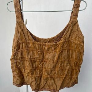 Embroidered Ethnic Crop Top