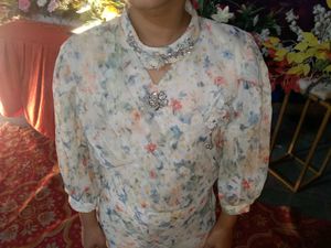 Floral Print Palazzo Suit